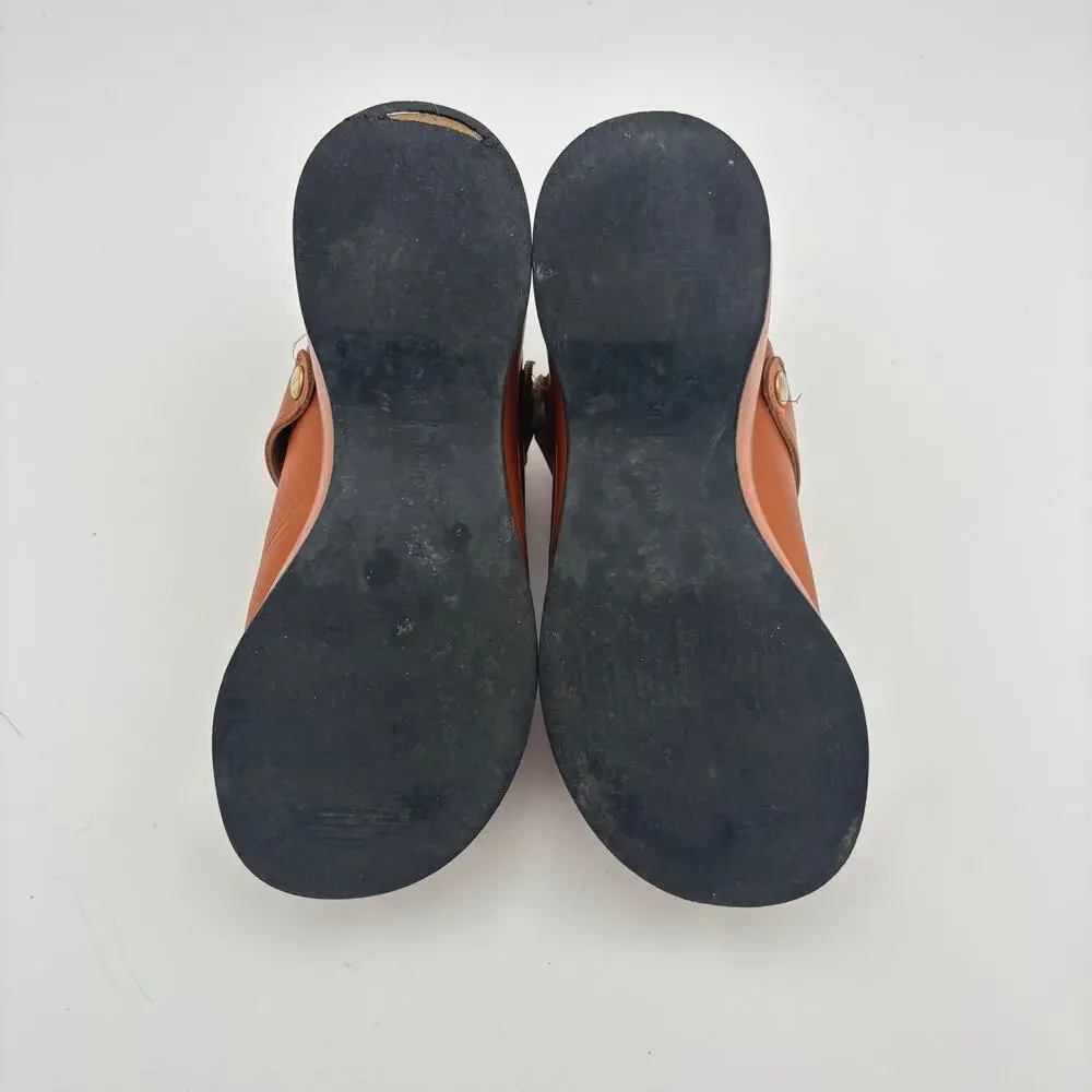 Paloma Wool Odessa Clogs Platform Leather Chunky Clogs Women's 38 Boho Y2K - Picture 9 of 15